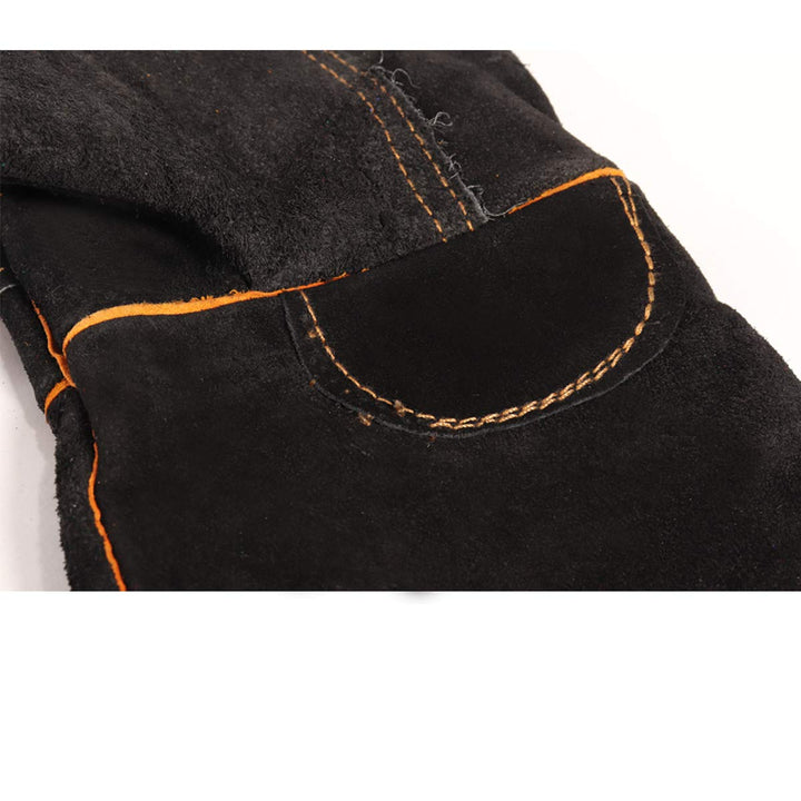 Animal Protection Gloves Anti-Bite &amp; Scratch Handling Gloves for Dog Cat Bird Reptile Snake (Black-1)