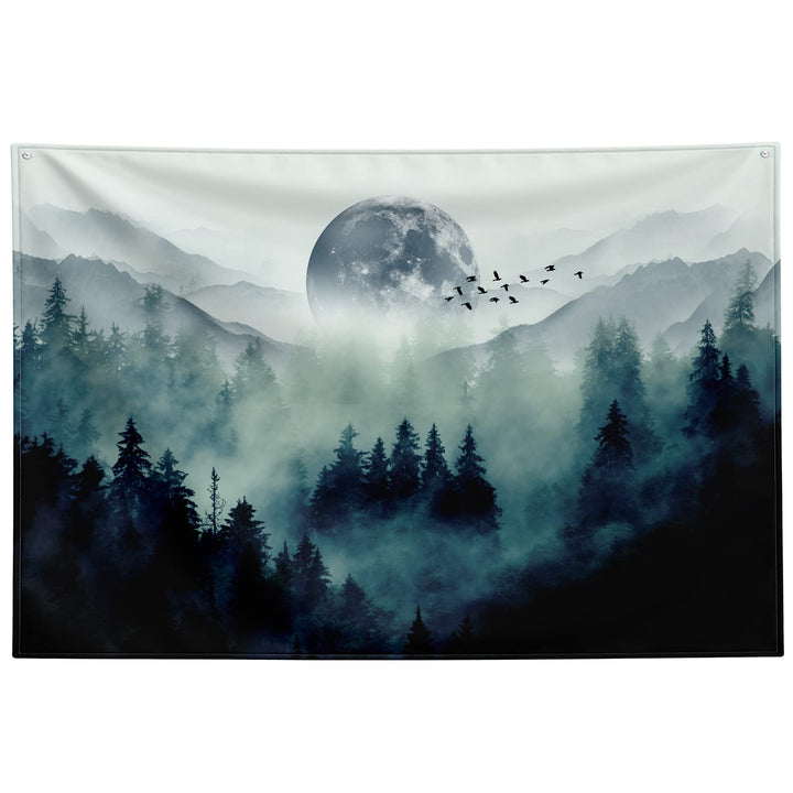 Sun Moon Tapestry Stars Space Constellation Tapestry Psychedelic Black and White Tapestries,for Bedroom Aesthetic living Home Room Decor Wall Tapestry (40 inch x 60 inch , B1)