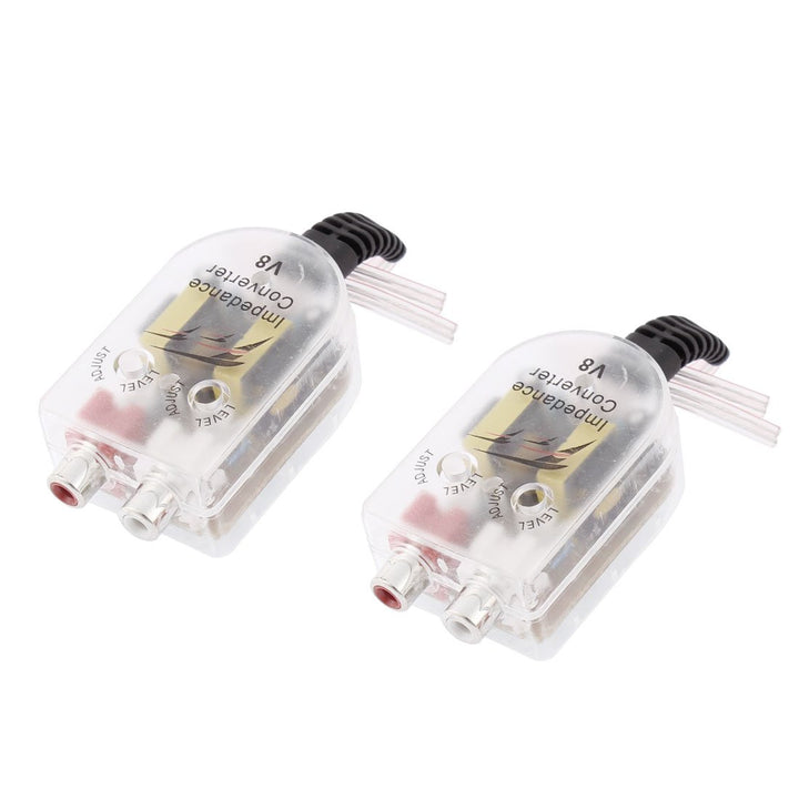 uxcell RCA Impedance Adapter, 2-Pack, Plastic and Metal