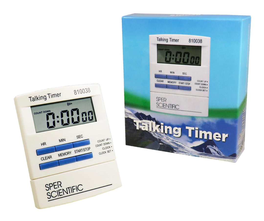 Sper Scientific 810038 Talking Lab Countdown Timer