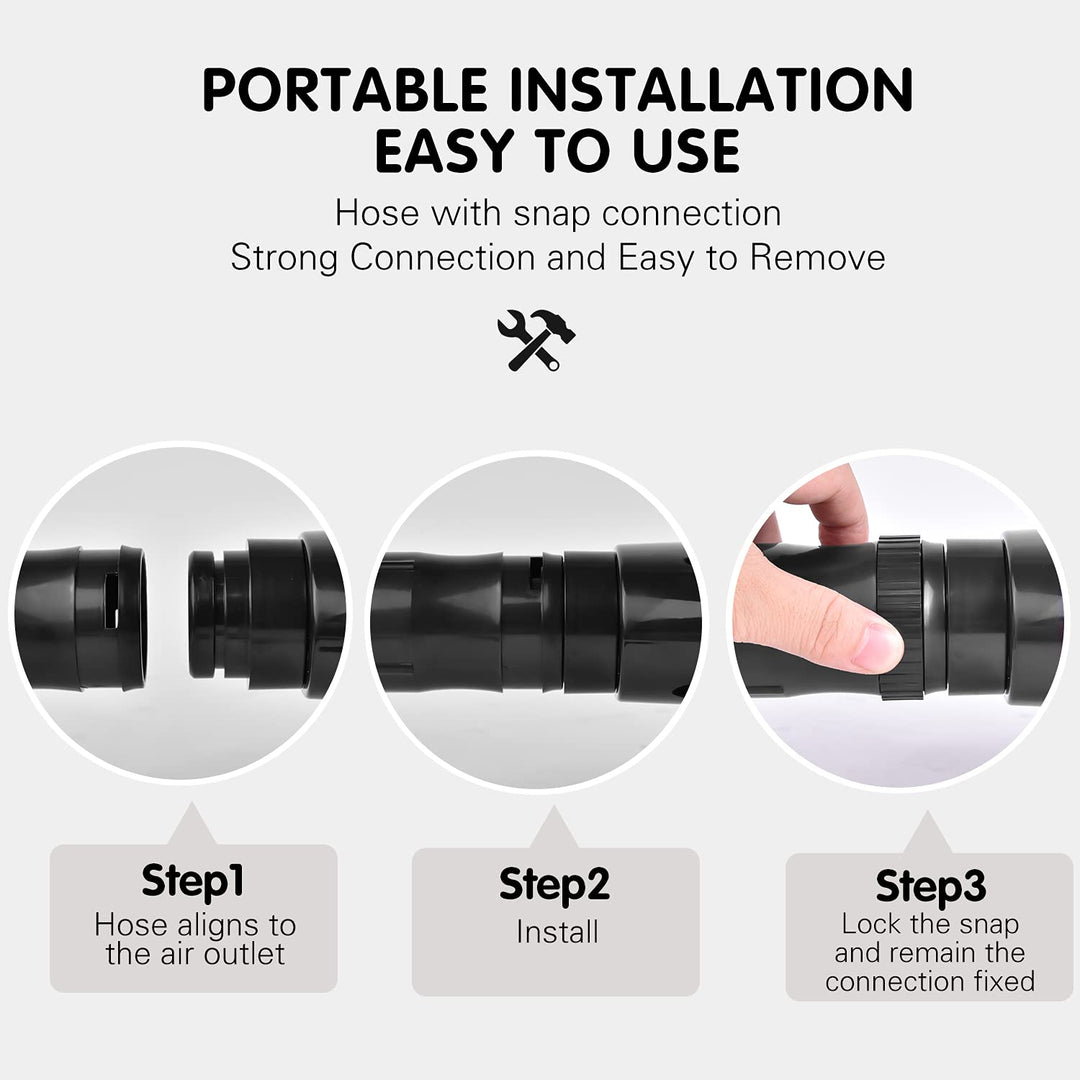 Dog Dryer, High Velocity Dog Hair Dryer, Dog Blow Dryer - Groomer Partner Pet Blower Grooming Force Dryer with Heater, Stepless Adjustable Speed, 4 Different Nozzles, Comb &amp; Pet Grooming Glove (Black)