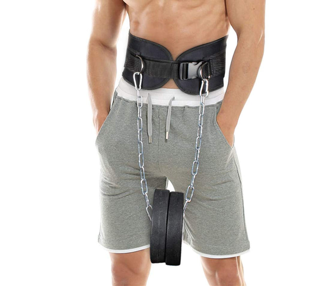 HemeraPhit Pull-up Belt Weighted Dip Belt with Chain Do