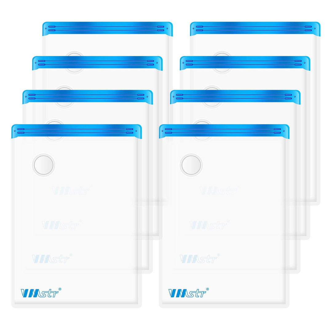 VMSTR Vacuum Storage Bags, Carry-on Size, 8 Pack Refill Set (17.7 x 12.6)