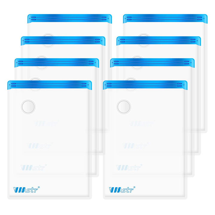 VMSTR Vacuum Storage Bags, Carry-on Size, 8 Pack Refill Set (17.7 x 12.6)