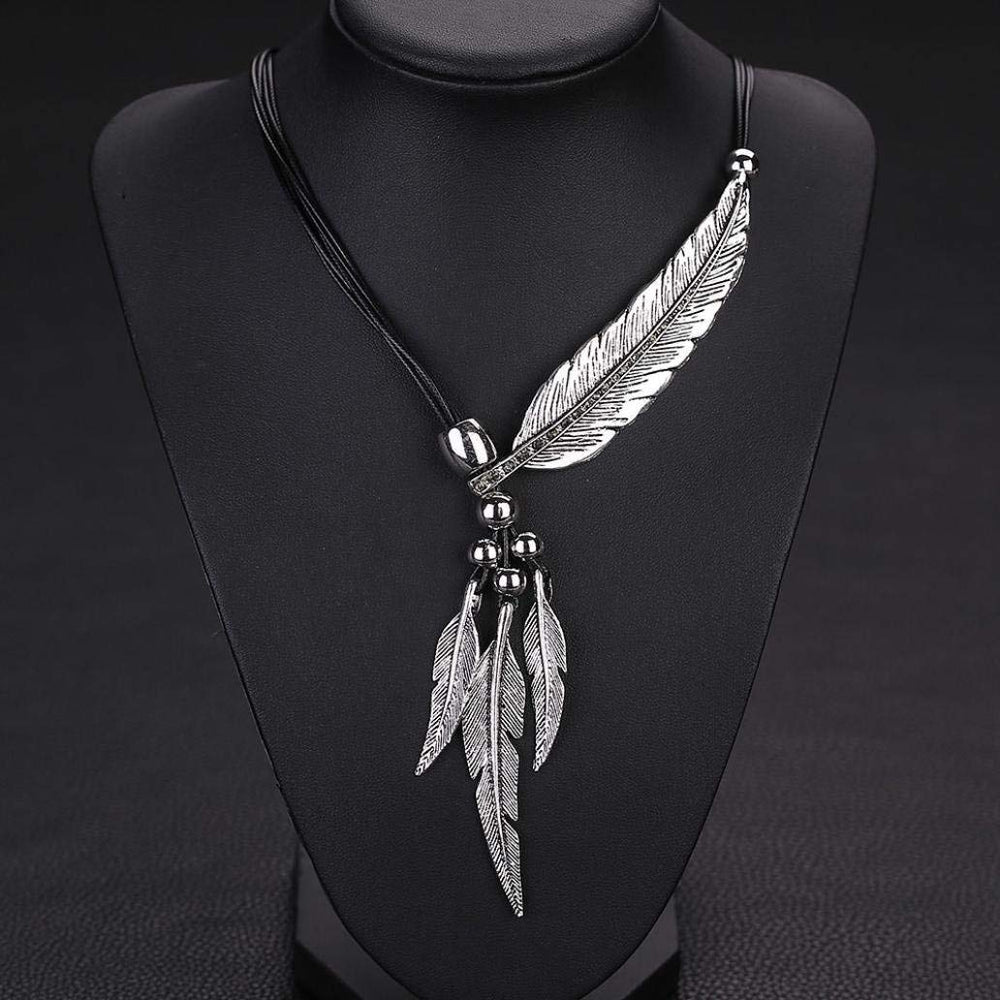 Women Girls Antique Vintage Time Necklace Sweater Chain Pendant Jewelry Silver