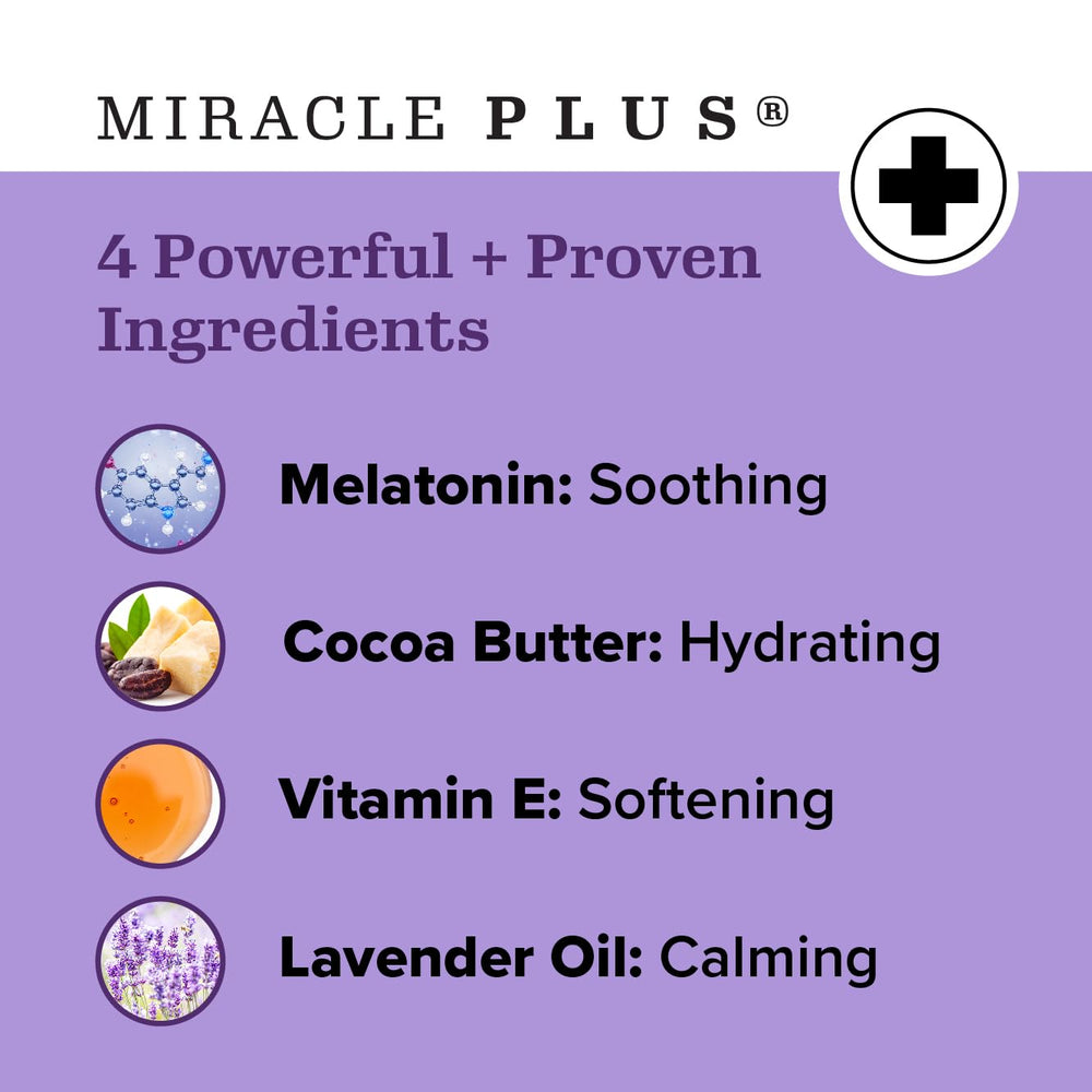 Melatonin Sleep Night Cream W/Lavender & Chamomile, Massage Melatonin Skin Care Topical Night Lotion Into Skin To Help Promote Better Rest, Ease Jet Lag, & Regulate Sleep Patterns, 4 Oz