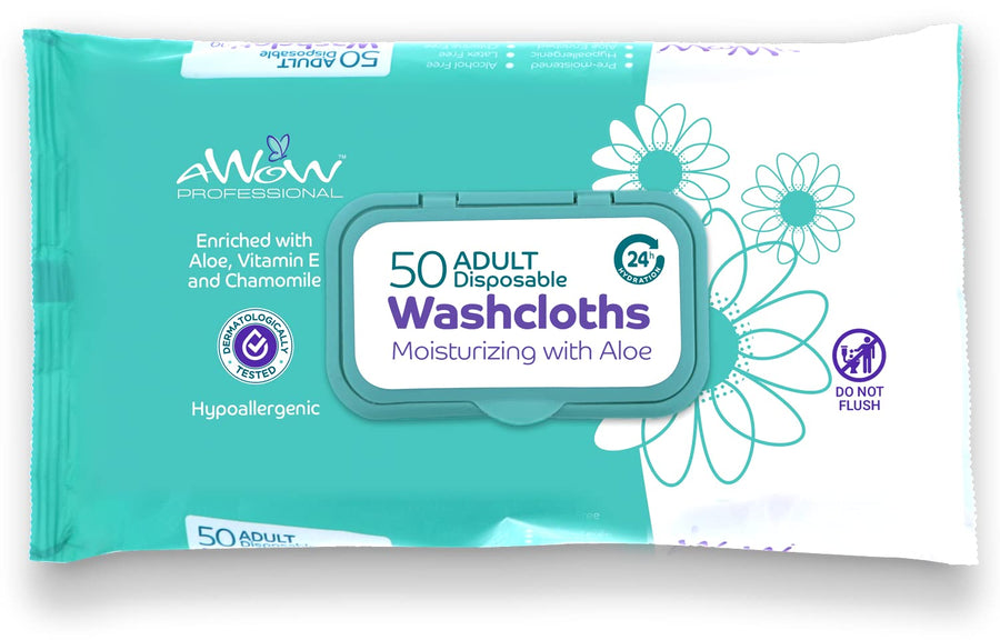 A World of Wipes Professional Natural Adult Disposable 
