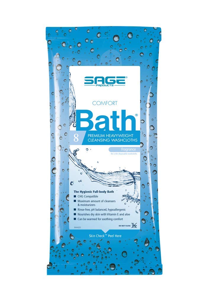 Comfort Bath 7900 Bath Wipe Soft Pack Aloe Clean Scent 