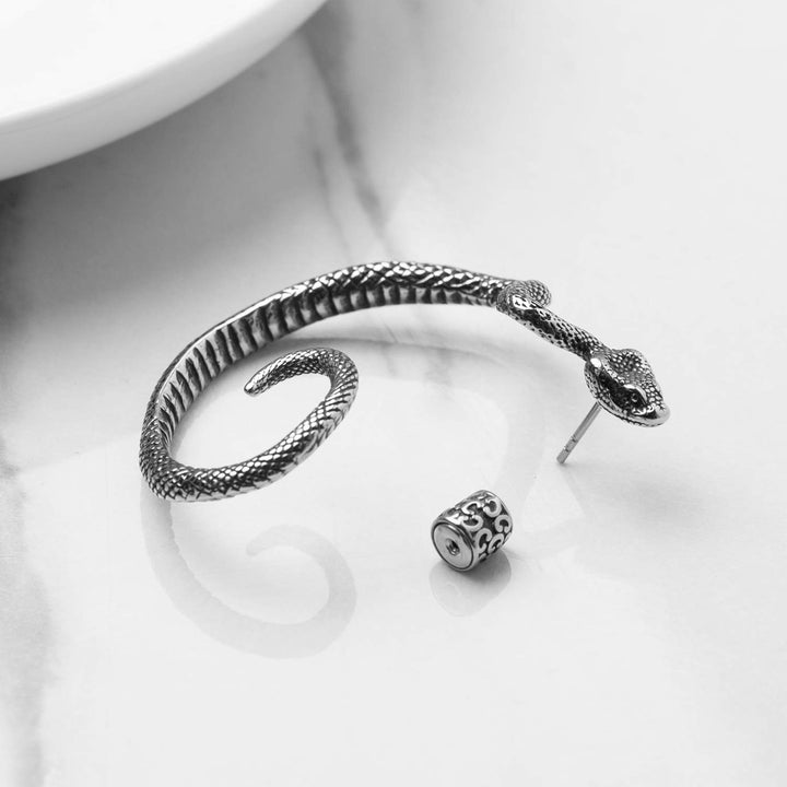 HZMAN Stainless Steel Ear Cuff Earrings for Women Pierc