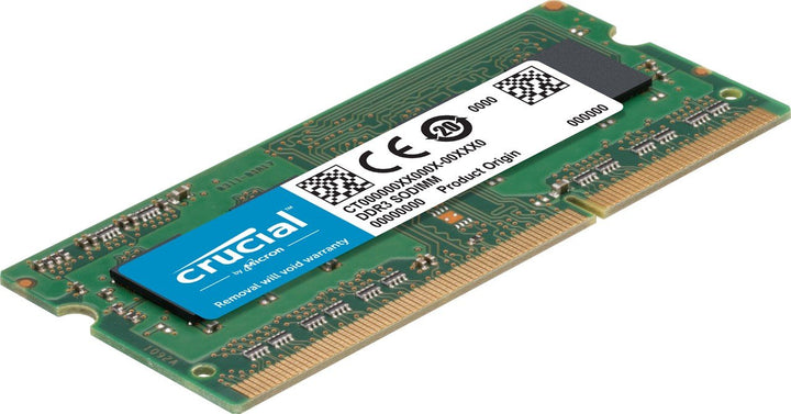 Crucial RAM 8GB Kit (2x4GB) DDR3 1600 MHz CL11 Laptop Memory CT2KIT51264BF160B