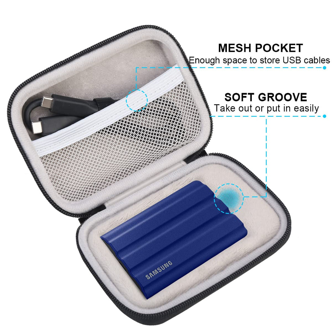Lacdo Hard Carrying Case for Samsung T7 Shield / T7 / T