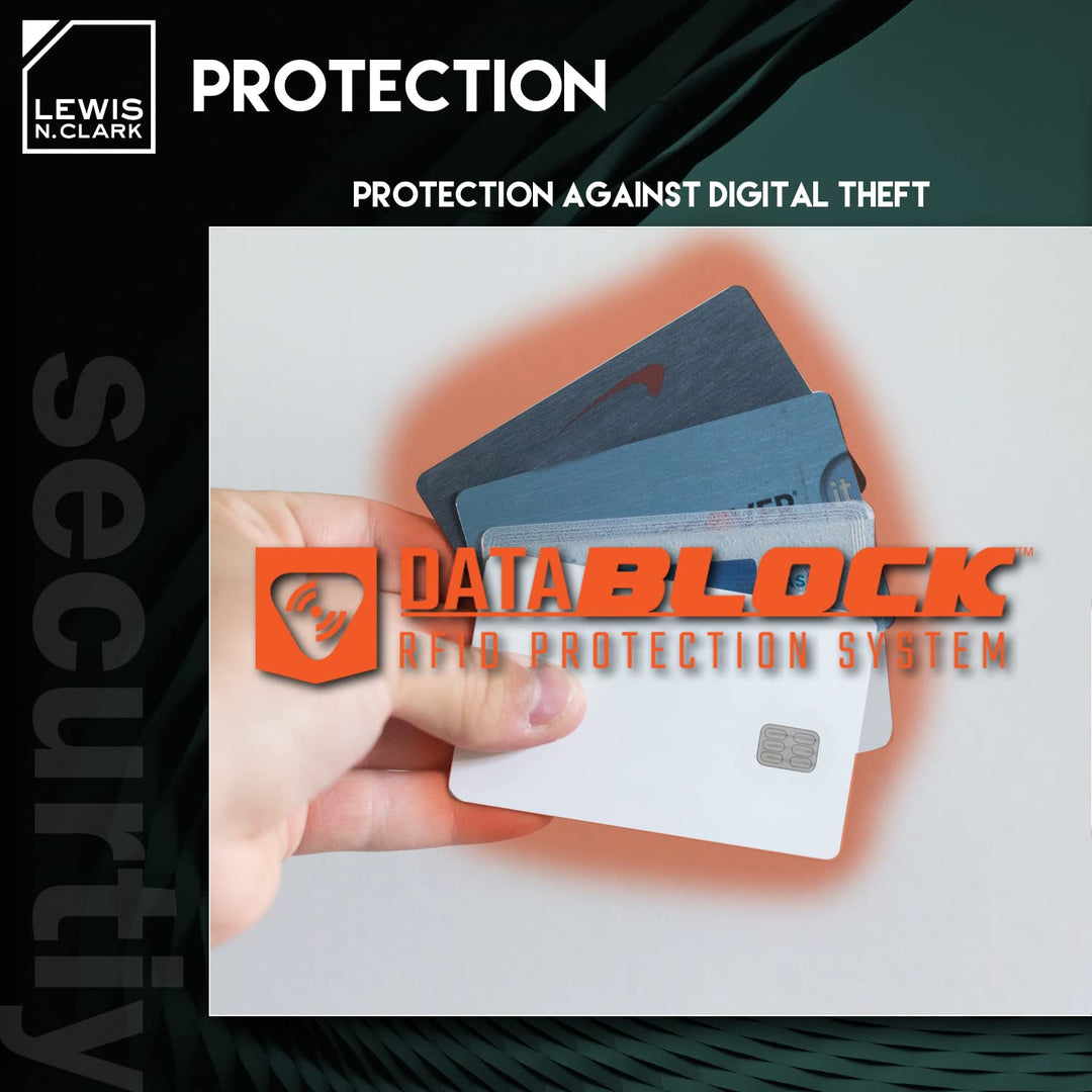 RFID Hidden Clip Stash Money Belt Travel Pouch + Credit Card/Id Holder for Women &amp; Men, Clay, One Size