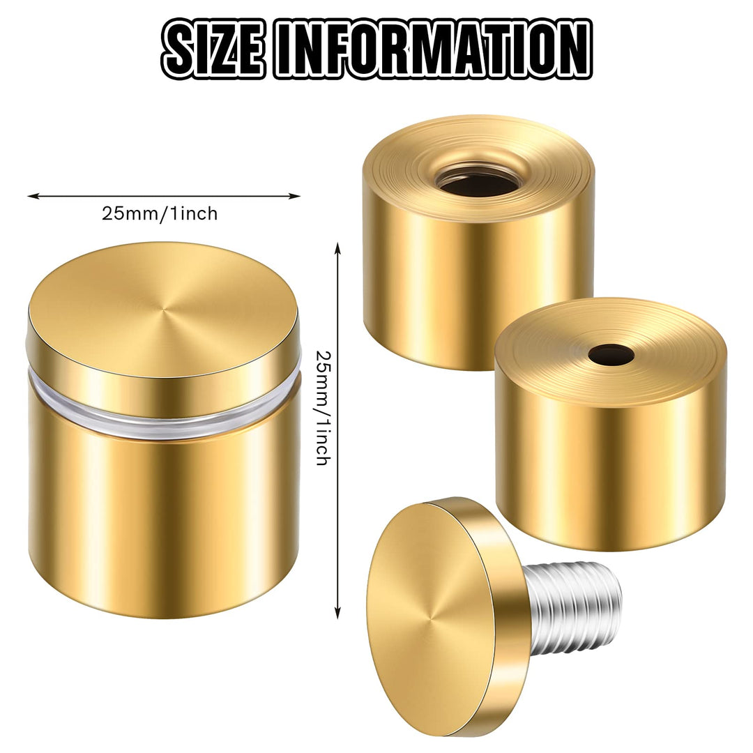 8 Sets Stainless Steel Standoff Screws Advertising Stan