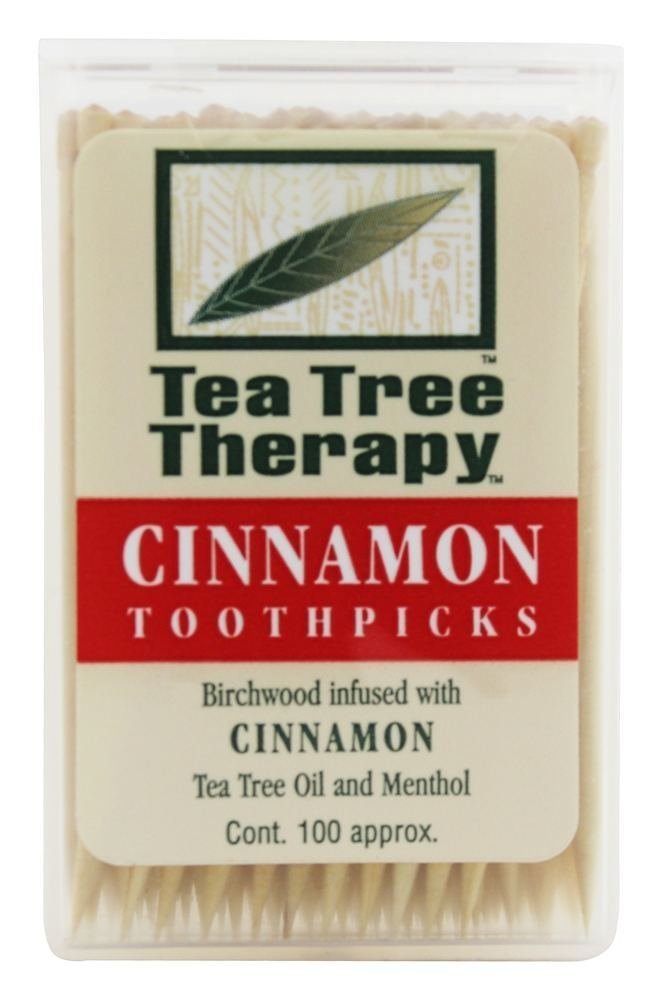 Tea Tree Therapy Cinnamon Toothpicks (1x100 CT)