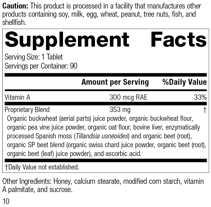 Arginex - Whole Food Formula for Body Cleanse Organs - Liver Support and Kidney Health Supplement with Vitamin A, Oat Flour, Buckwheat and Ascorbic Acid - 90 Tablets