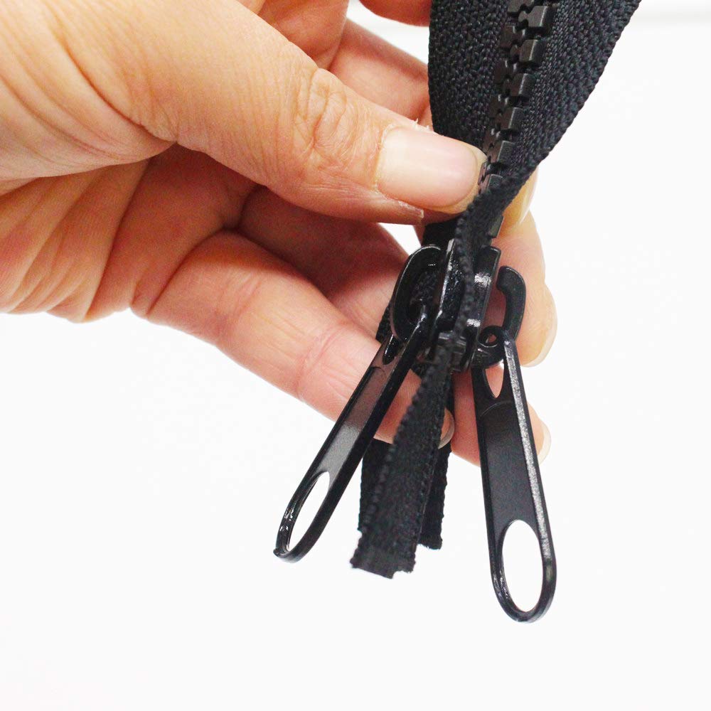 MebuZip #10 114 Inch Heavy Duty Separating Plastic Zipp