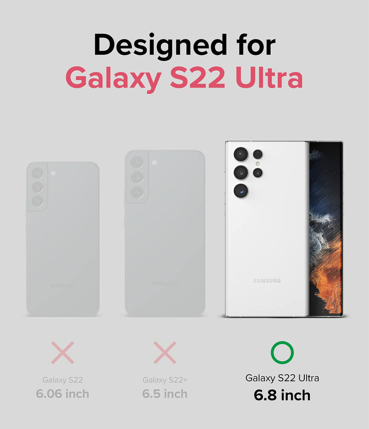 Fusion-X Compatible with Samsung Galaxy S22 Ultra 5G Case (2022), Clear Hard Back with Shockproof Enhanced Side Protective Bumper Phone Cover for S22 Ultra 6.8-Inch - Black