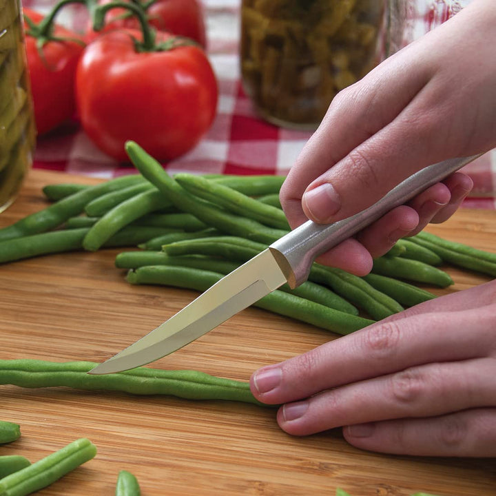 Rada Cutlery Heavy Duty Paring Knife -Stainless Steel Blade with Aluminum Handle, 7-1/8 inches