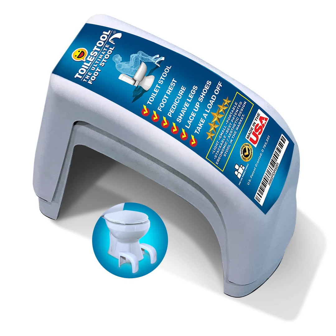 The New Multi-Purpose Foot Stool: As Toilet Stool, Foot Rest, Pedicure, Shaving Legs &amp; Lace Up Shoes. The Lightest, Smallest, Stackable. Made in USA. The 7 Best Toilet Stools of 2023 by TheSpruce.com