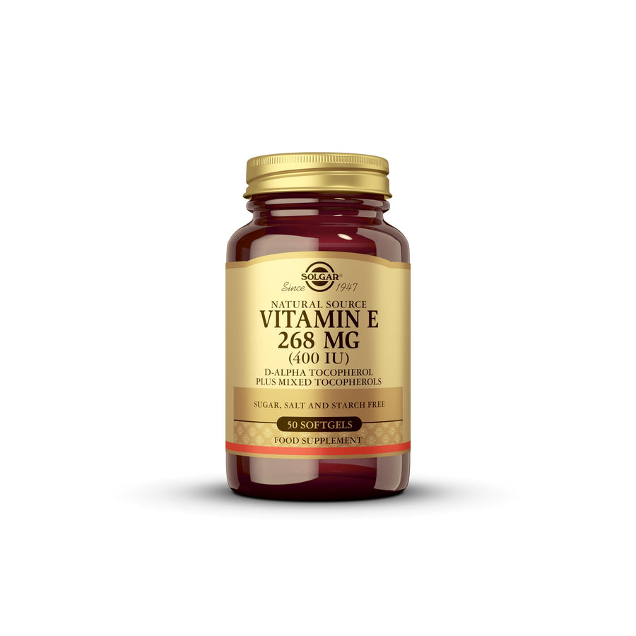 Solgar Vitamin E 268 mg (400 IU) - 50 Softgels - Natura