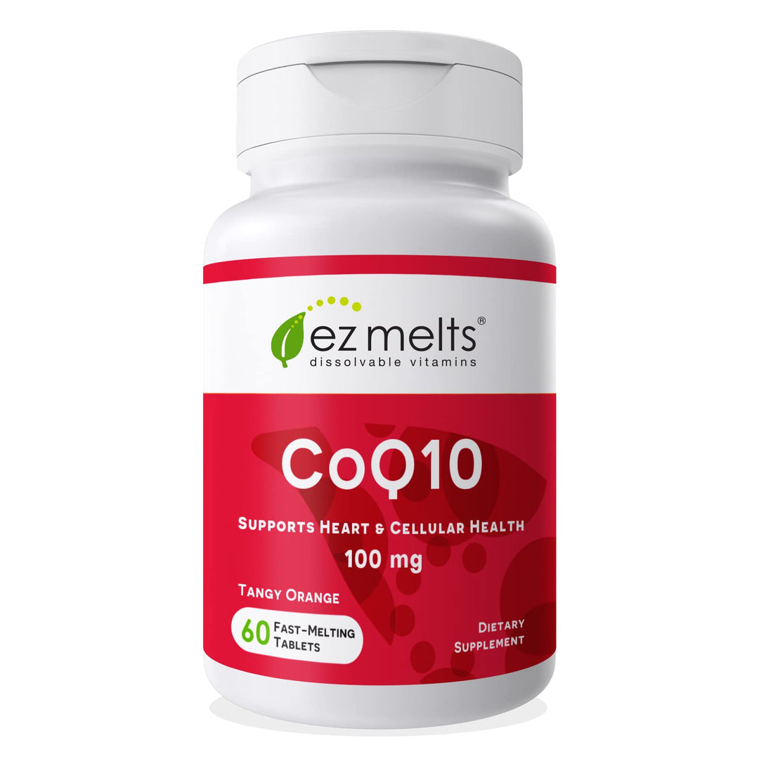 Dissolvable CoQ10 Supplement 100 mg, Sugar-Free, 2-Month Supply