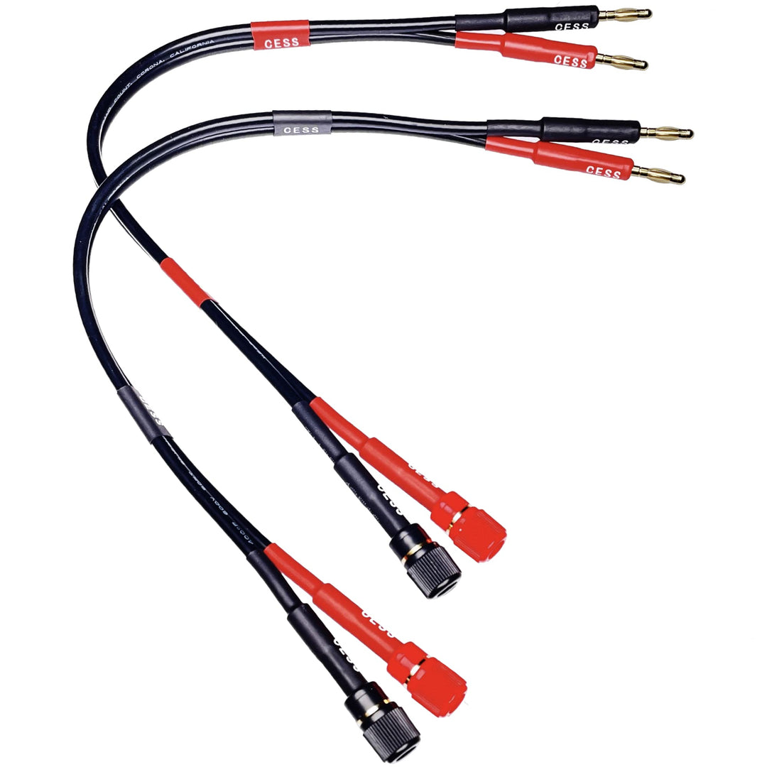 CESS-030-1f Banana Plug to Binding Post &amp; Banan