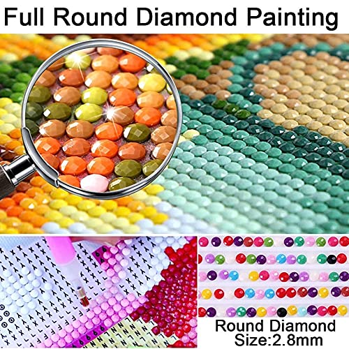 5D Diamond Painting Kits for Adults Praying Hand Christ Religion Paint with Full Drill Round Diamond Art Crystal Gems Art for Decompression Wall Decoration 30x40cm