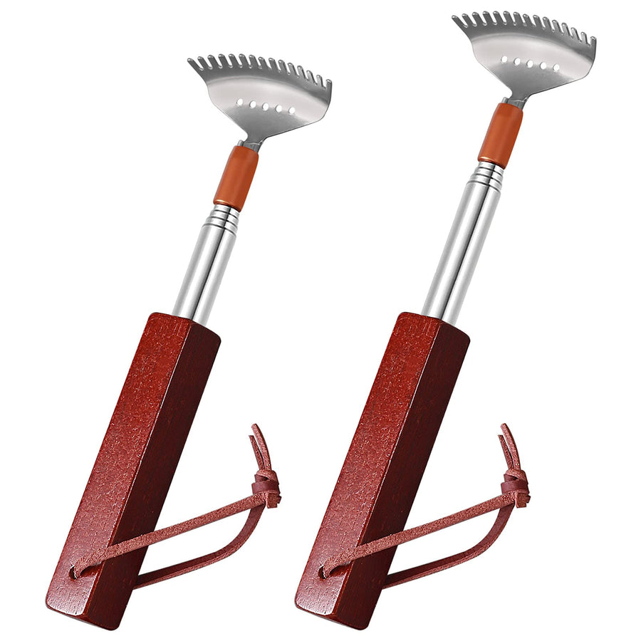 2 Pack Back Scratchers, Telescoping Back Scratcher for 