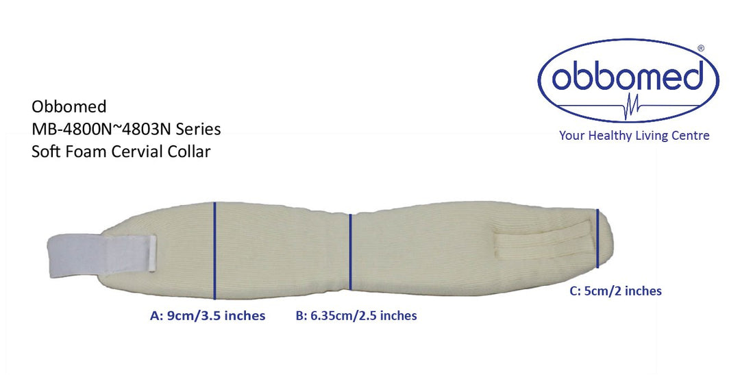 ObboMed® MB-4802N 2.5 Inch Cozy&amp; Soft Foam Cerv