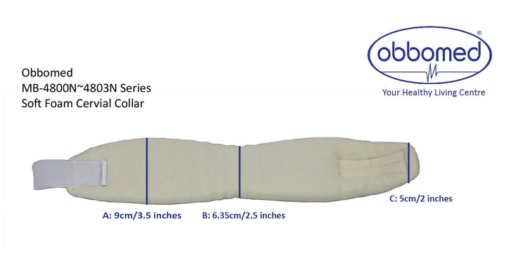 ObboMed® MB-4802N 2.5 Inch Cozy&amp; Soft Foam Cerv
