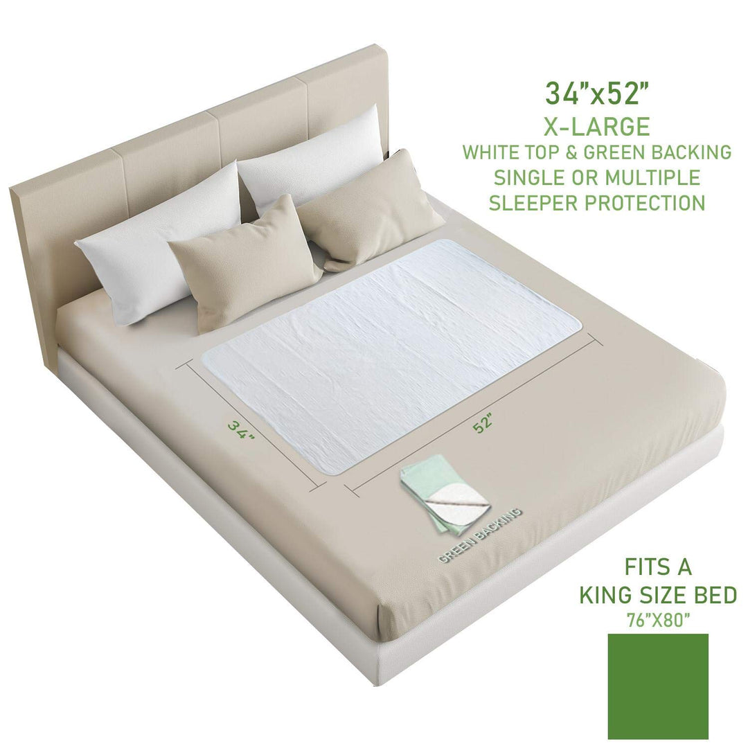 Premium Quality Bed Pad Quilted Waterproof Reusable and Washable 34 X 52