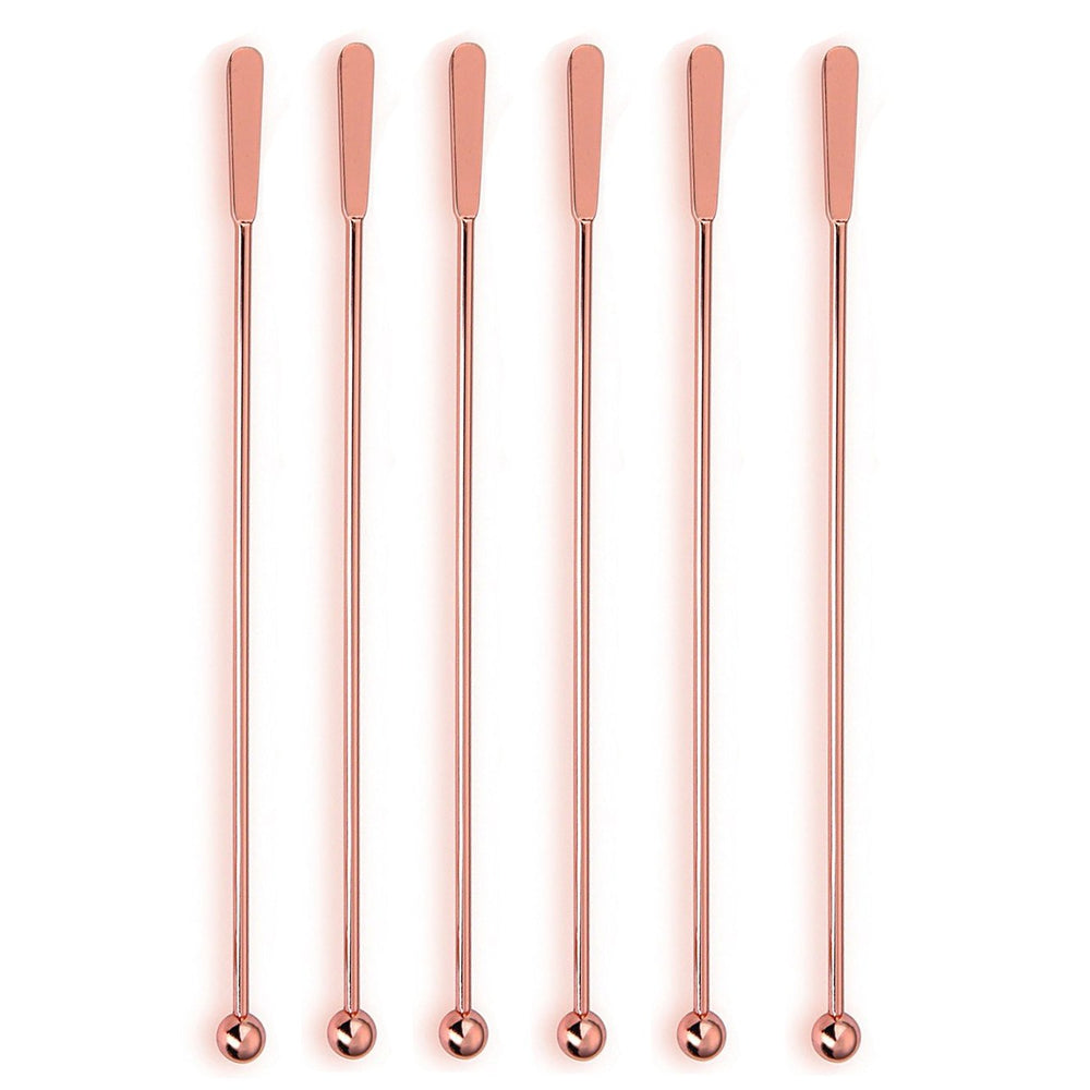 Stainless Steel Coffee Beverage Stirrers Stir Cocktail Drink Swizzle Stick,Coffee Stir Stick Set Of 6