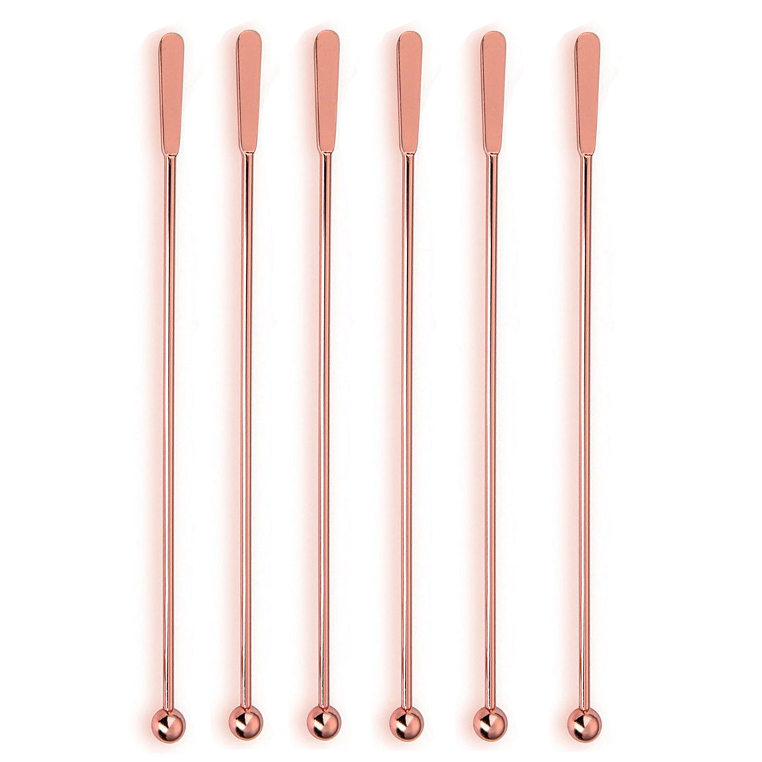 Stainless Steel Coffee Beverage Stirrers Stir Cocktail Drink Swizzle Stick,Coffee Stir Stick Set Of 6