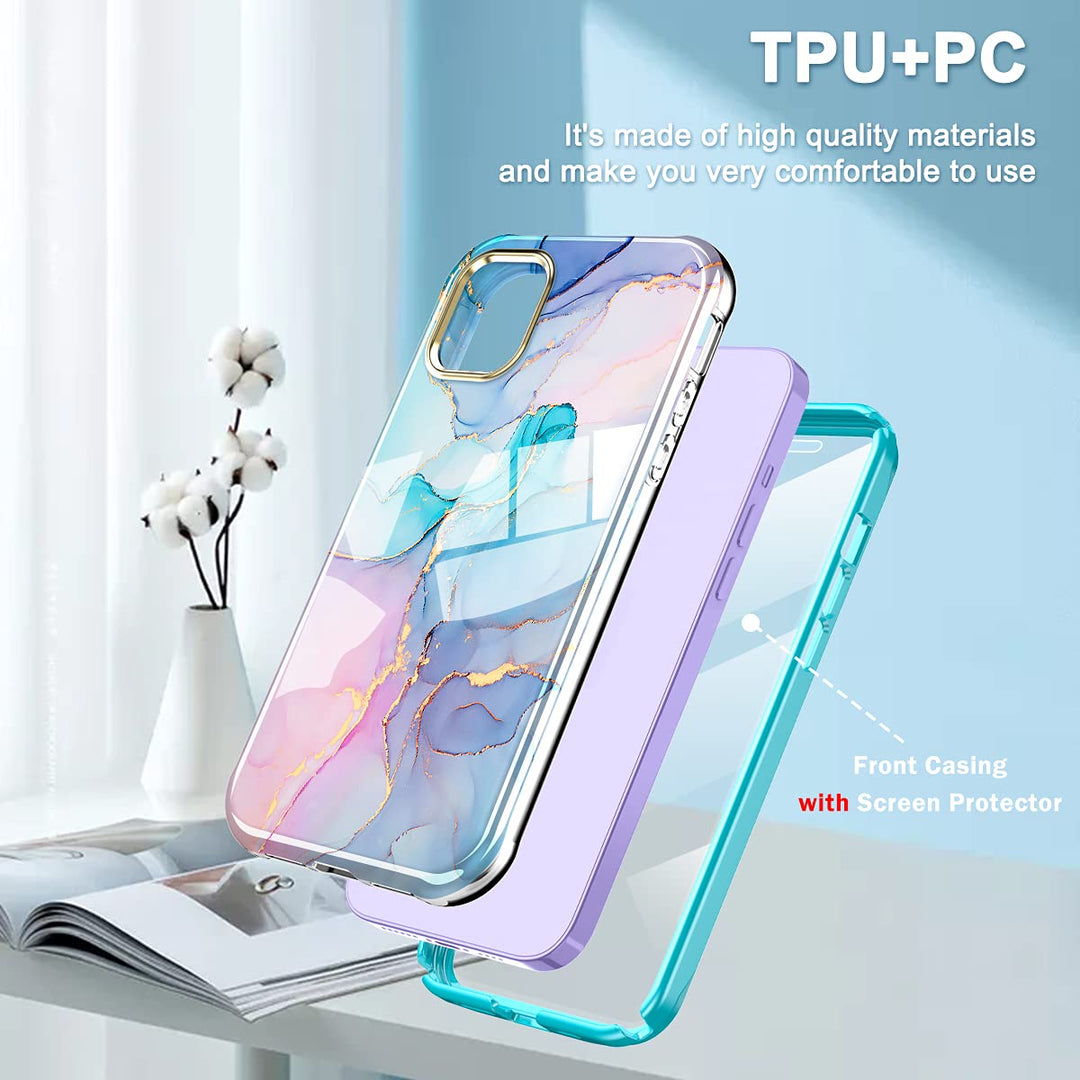 Compatible for iPhone 12/12 Pro Case Built with Screen 