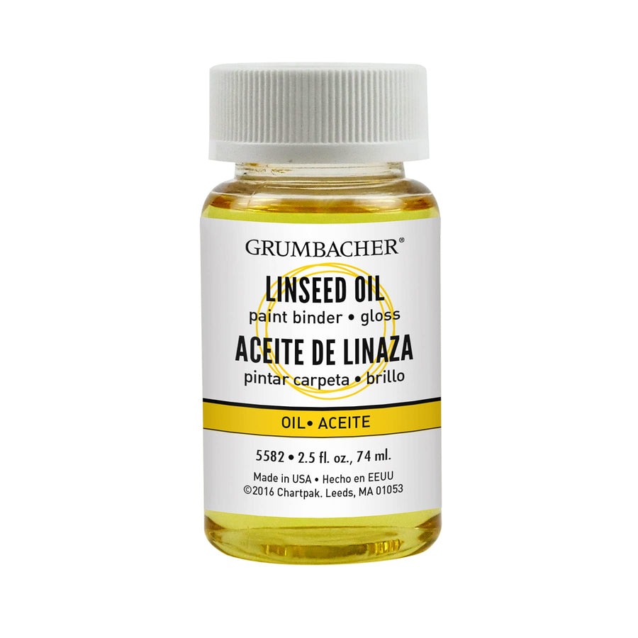 Linseed Oil Medium for Oil Paintings, 2-1/2 Oz. Jar, #5582, Original version