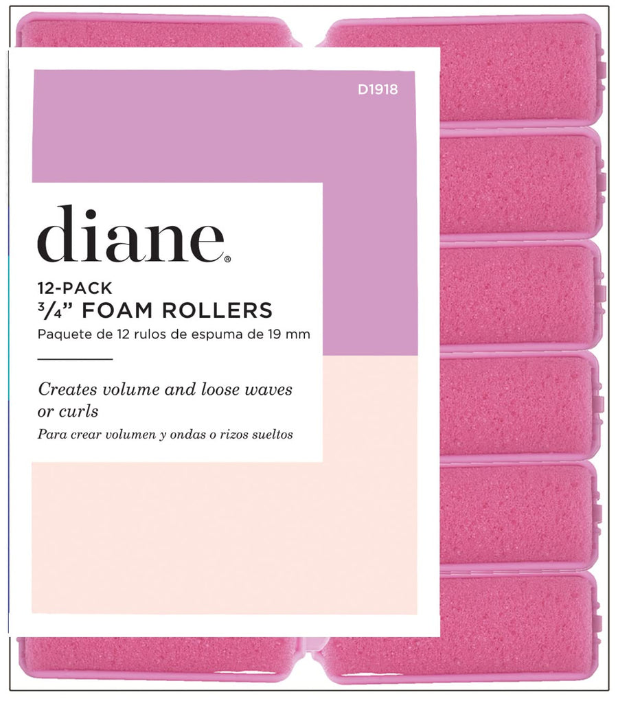 Foam Rollers, Pink, 3/4, 12/bag