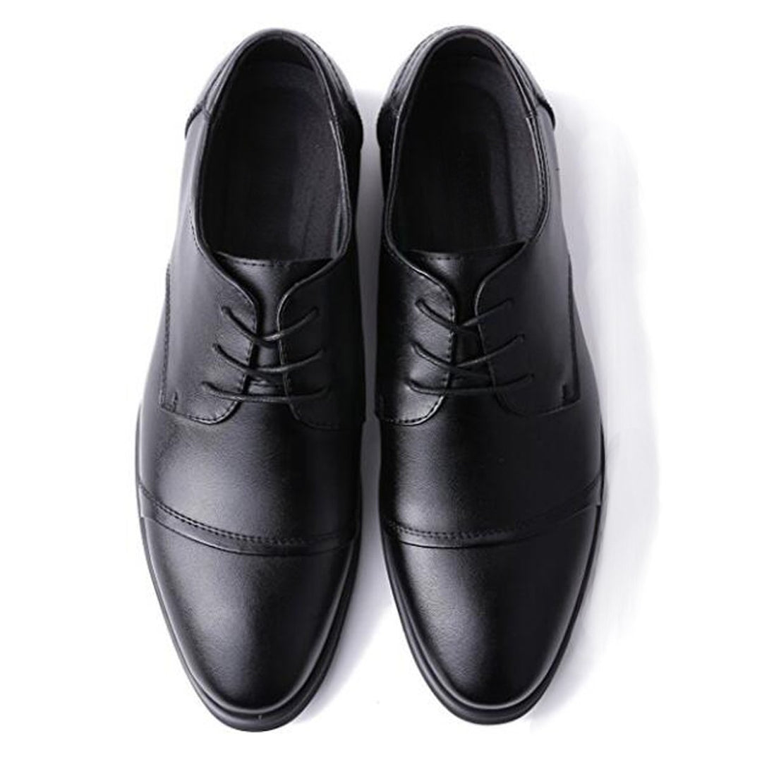 Waxed Round Oxford Shoe Laces for Dress Shoes Chukka Boots 3 Pairs (36 inches (91 cm), Black)