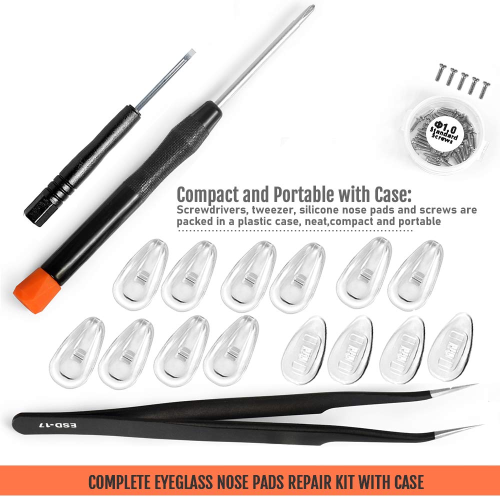 Eyeglasses Nose Pads, TEKPREM Glasses Nose Pads Replace