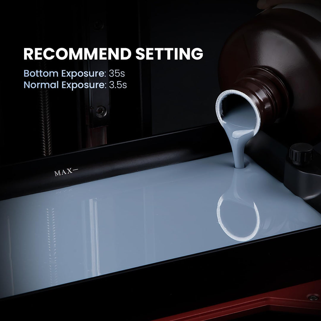 Standard Photopolymer Resin LCD UV-Curing Resin 405nm 3D Printer Resin for Mars Saturn Jupiter MSLA DLP LCD 3D Printing Translucent 500g