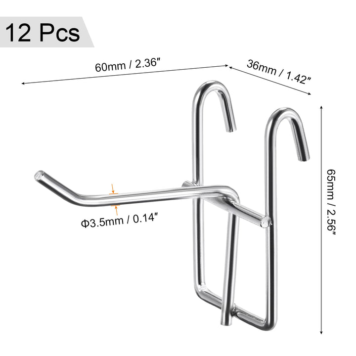 MECCANIXITY Grid Wall Display Hooks Store Garage Storag