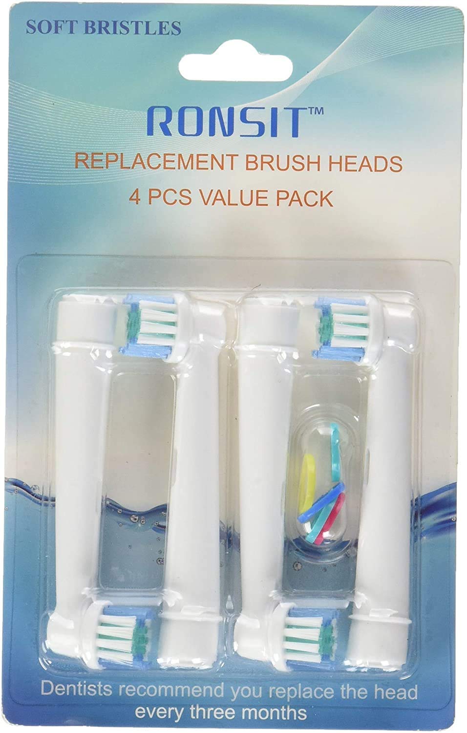 Ronsit 8 pcs Replacement Brush Heads Compatible with Or