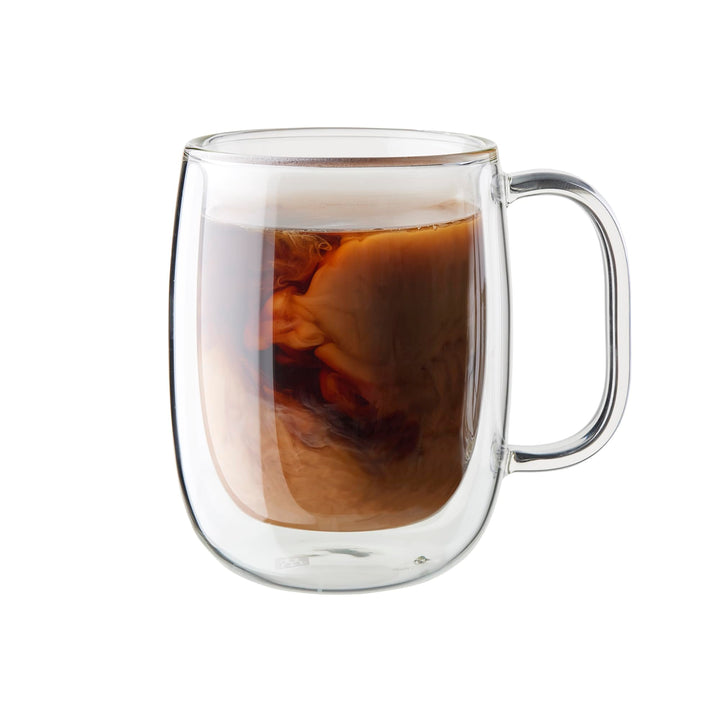 J.A. Henckels Coffee Mug 2 Piece, Clear