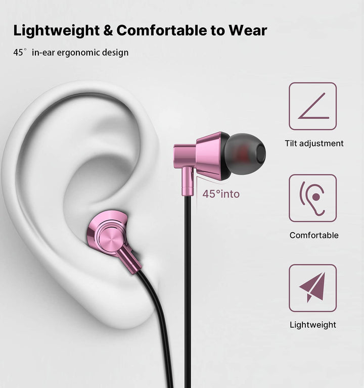 USB C Headphones, Jelanry USB Type C Earbuds Hi-Fi Ster