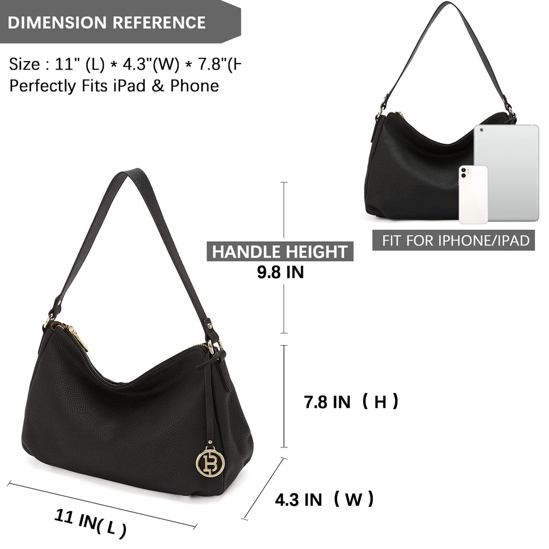 BOSTANTEN Purses for Women Vegan Leather Shoulder Bag D