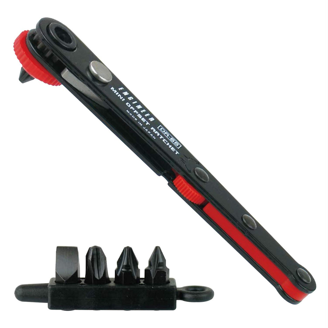 Engineer DR-55 Low Profile Right Angled Ratchet Screwdr