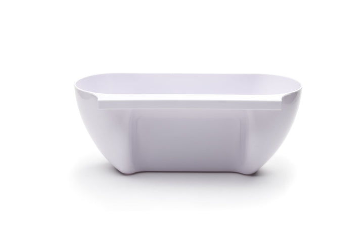 Kitchen Art 18530 Scrap Trap With Scraper, Plastic, Whi