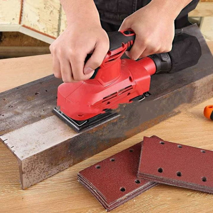 150 Grit Sanding Sheet Sander Sandpaper Hook and Loop Pads 8 Hole 15pcs