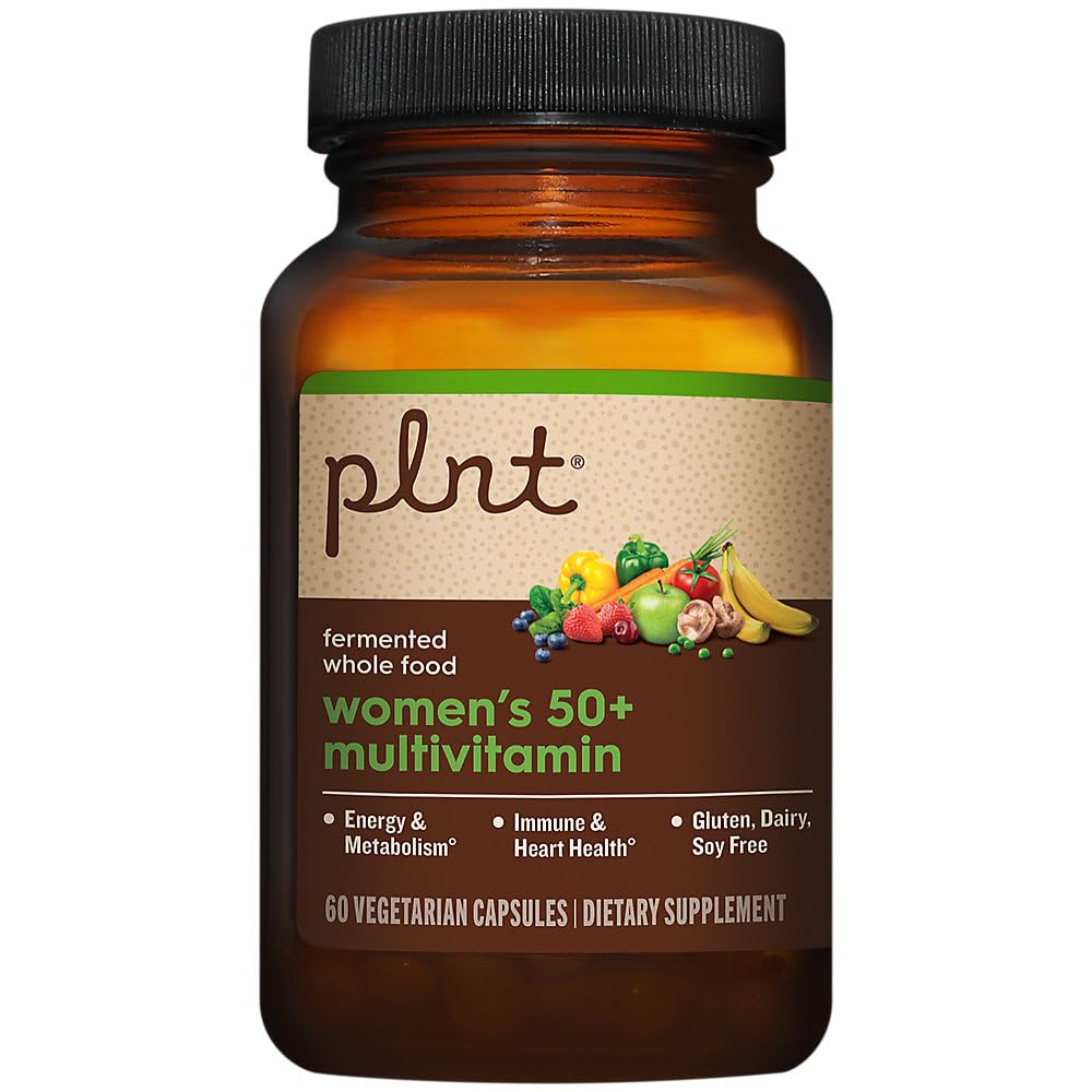 Fermented Whole Food WomenaTMs 50+ Multivitamin (60 Vegetarian Capsules)