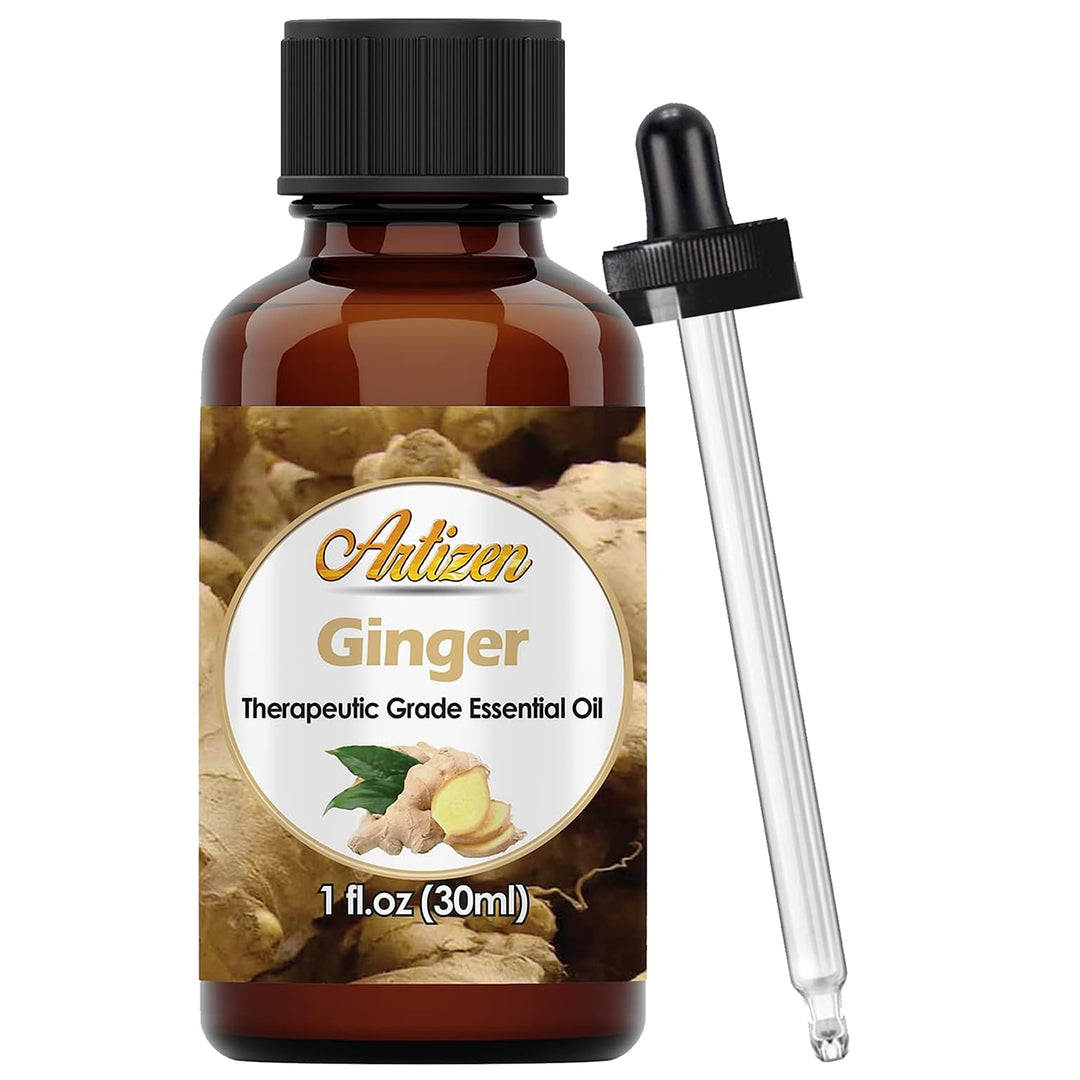Ginger Essential Oil (100% PURE &amp; NATURAL - UNDILUTED) Therapeutic Grade - Huge 1oz Bottle - Perfect for Aromatherapy, Relaxation, Skin Therapy &amp; More!