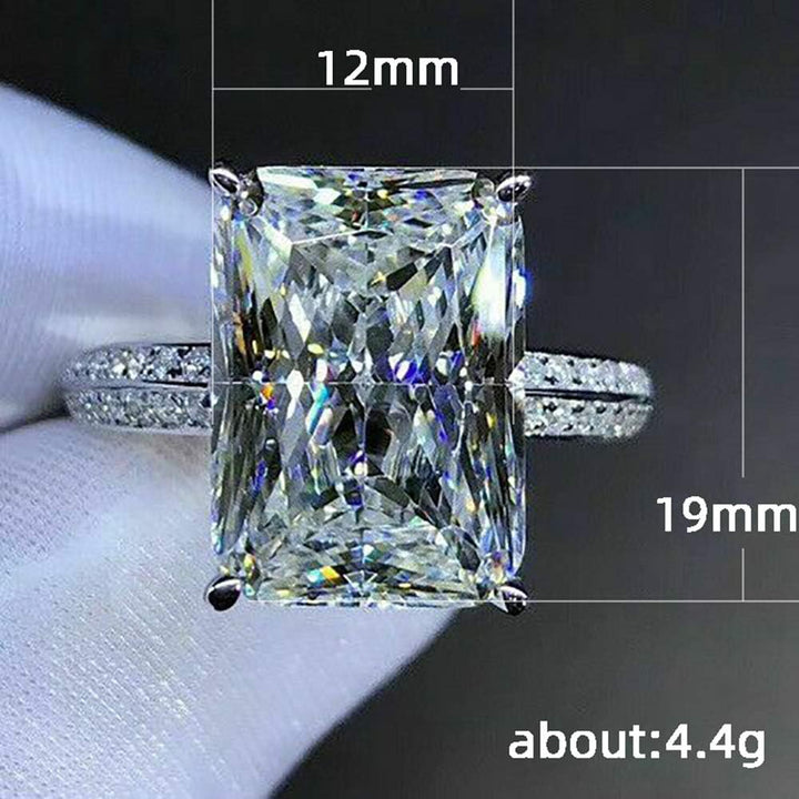 Longfu Fashion Jewelry 925 Sterling Silver Perfect Squa